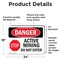 Signmission Active Mining Do Not Enter Danger Sign, Vinyl Decal, 24in W x 18in L, 2PK OS-2PACK-DS-D-1824-L-2175 - alternate 5